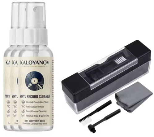 PREMIUM VINYL RECORD CLEANING KIT - 3x Spray Bundle