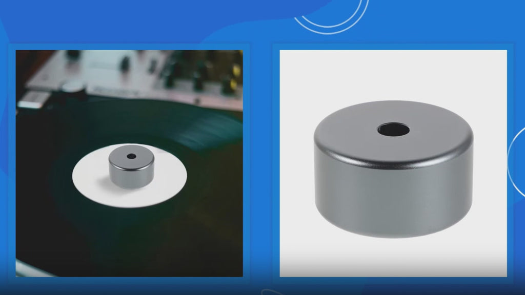 Aluminum record stabilizer